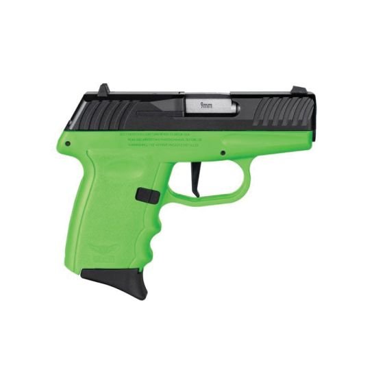 SCCY DVG-1 9mm 3.10" 10rds, Lime Green